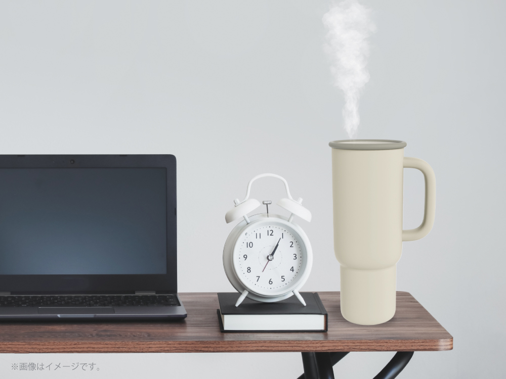 静かな超音波式でデスク回りにも最適