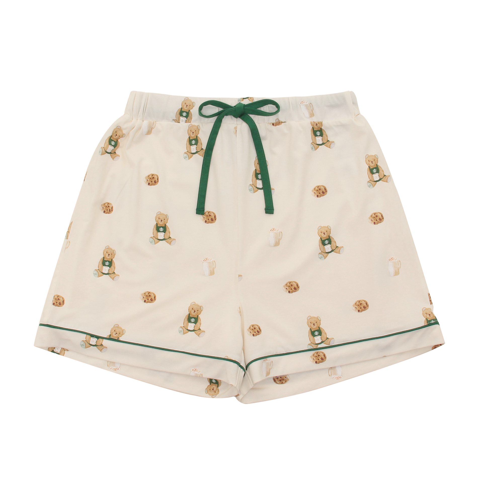 gelato pique ベア柄カットソーショートパンツ アイボリー