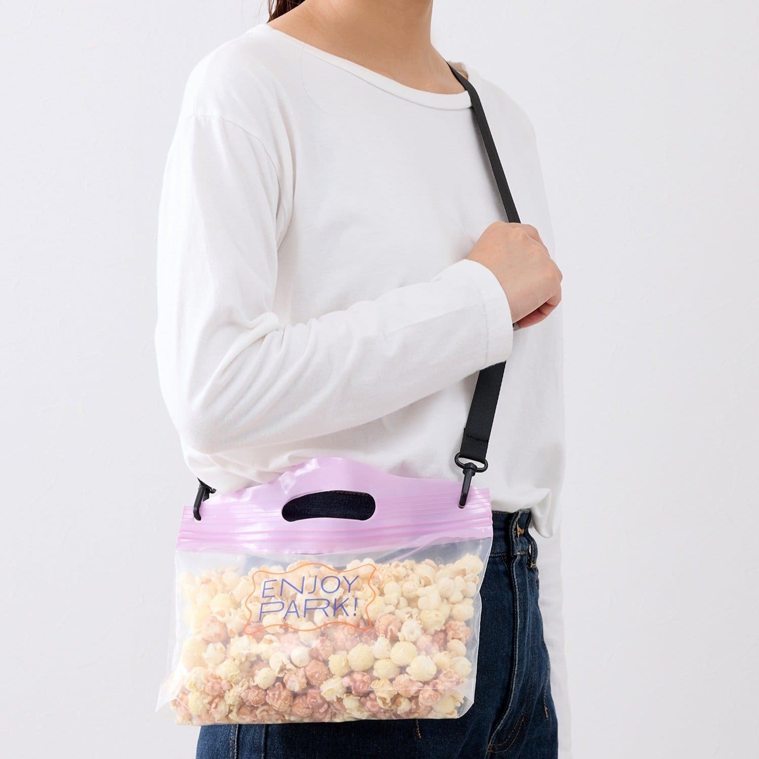 ポップコーン用ジップバッグ5枚セット