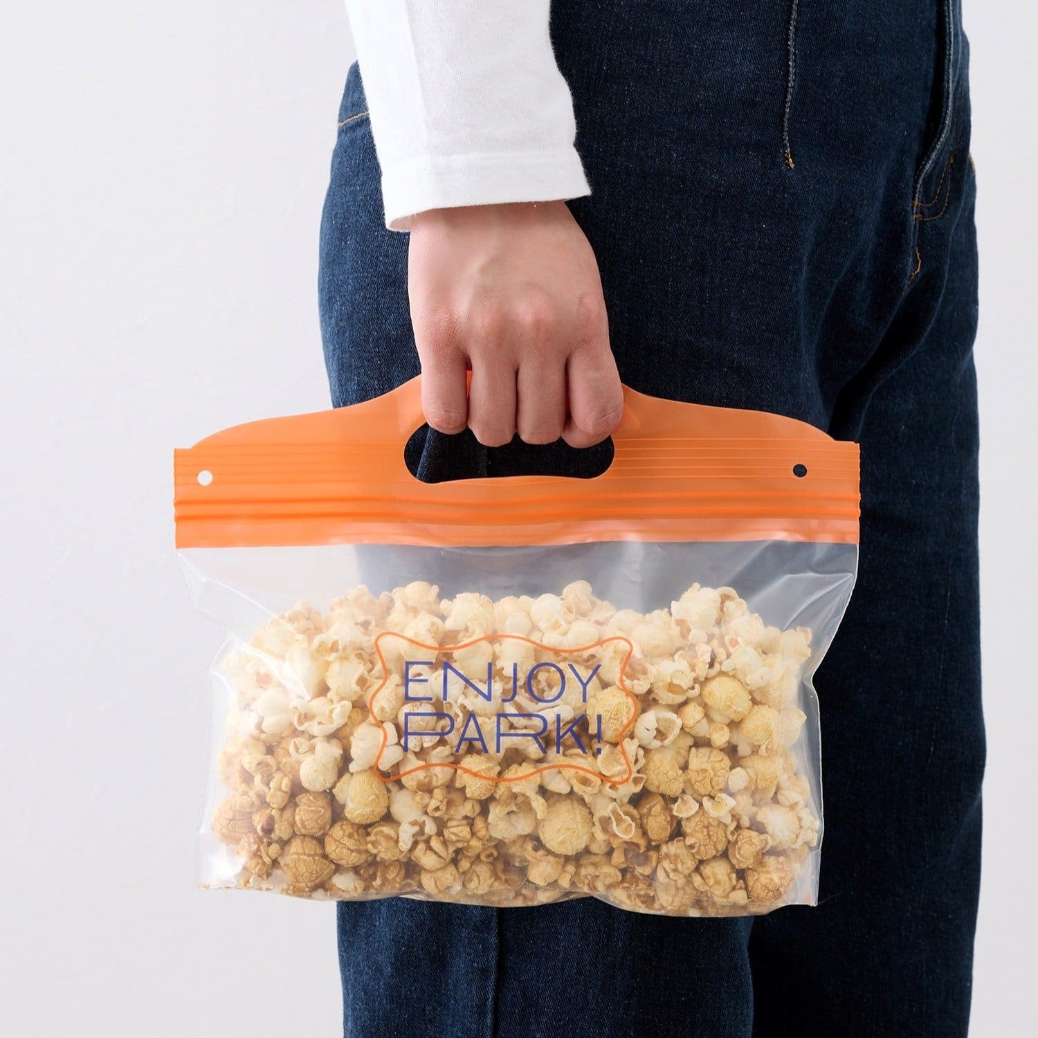 ポップコーン用ジップバッグ5枚セット