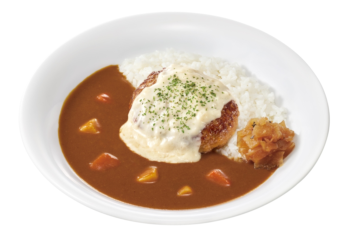 チーズインハンバーグカレー