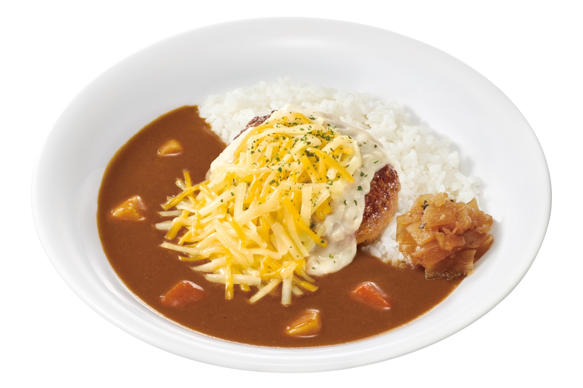 チーズ×チーズインハンバーグカレー
