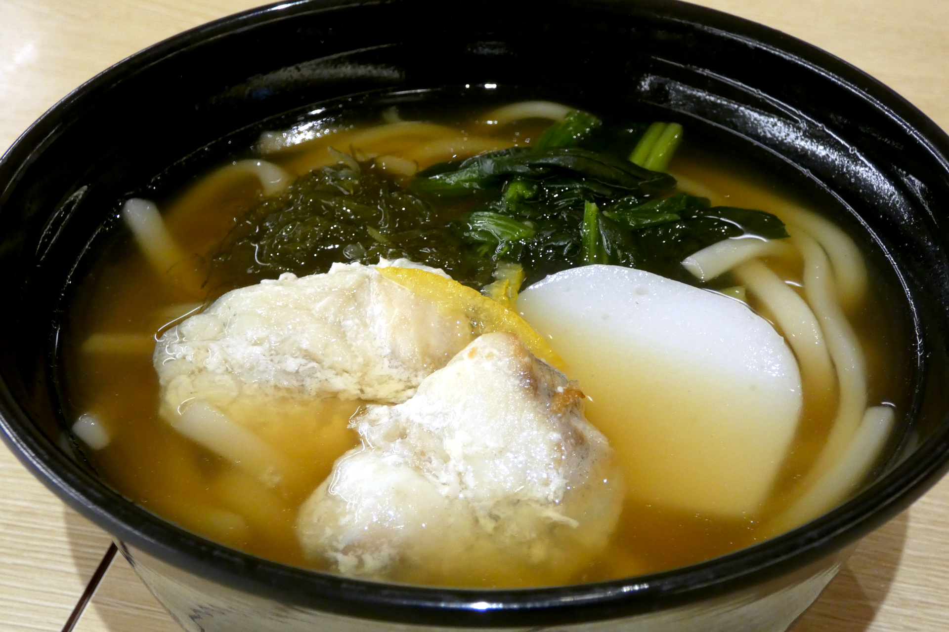 国産天然ふぐ出汁うどん