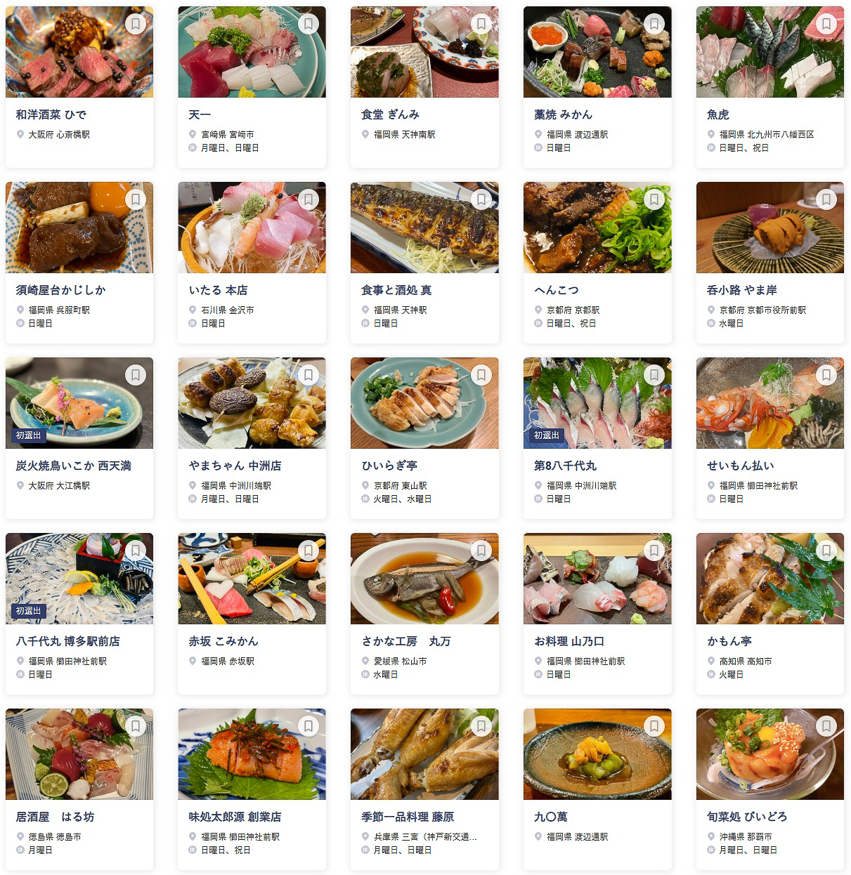 「食べログ 居酒屋 WEST 百名店 2025」に選ばれた100店