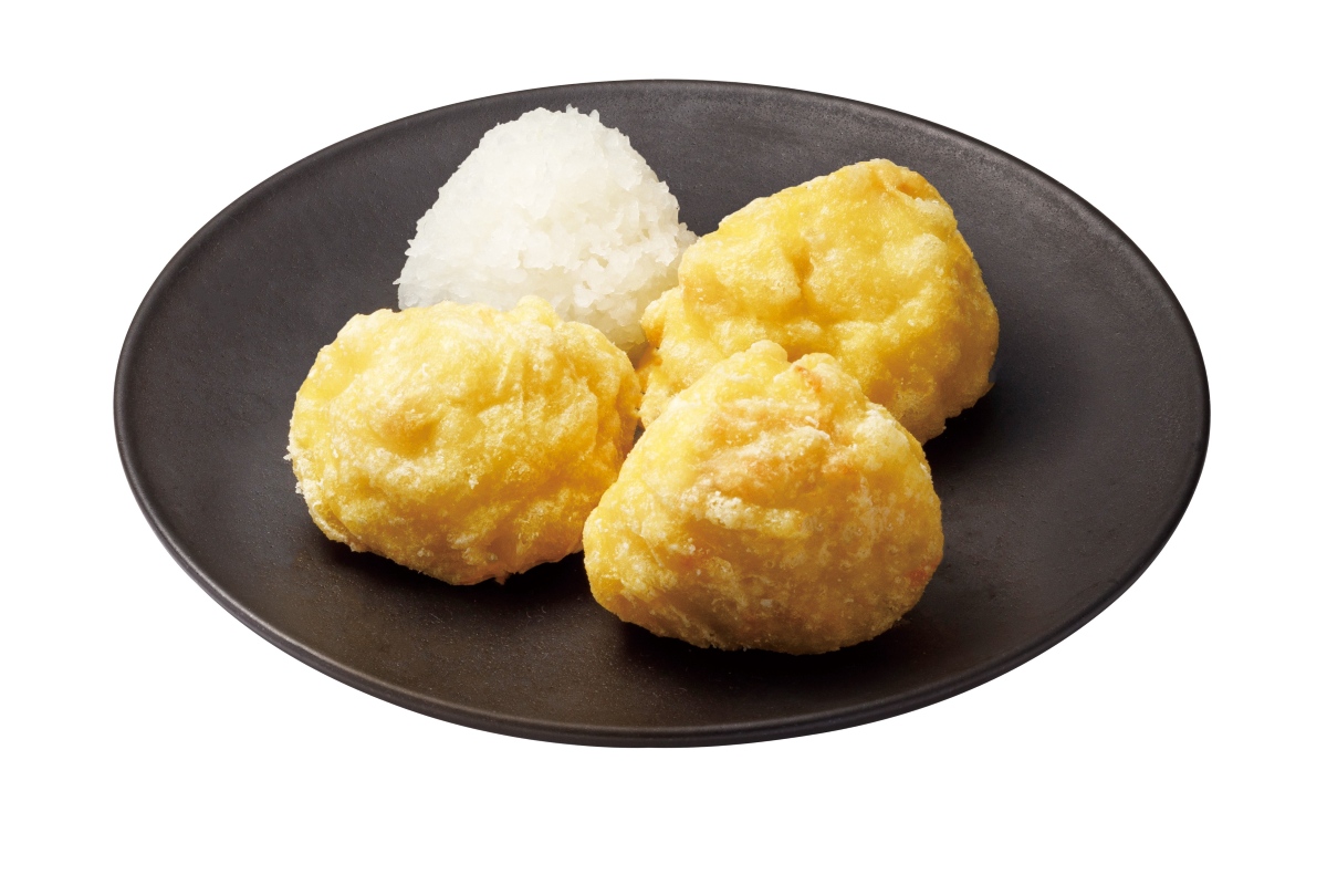 辛子れんこん風ふわふわ天（おろし添え）