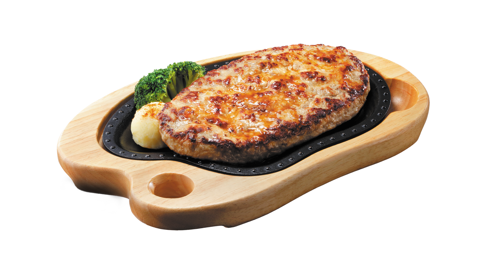 「ガリバーバーグステーキ（レギュラー）」（400g 1530円）