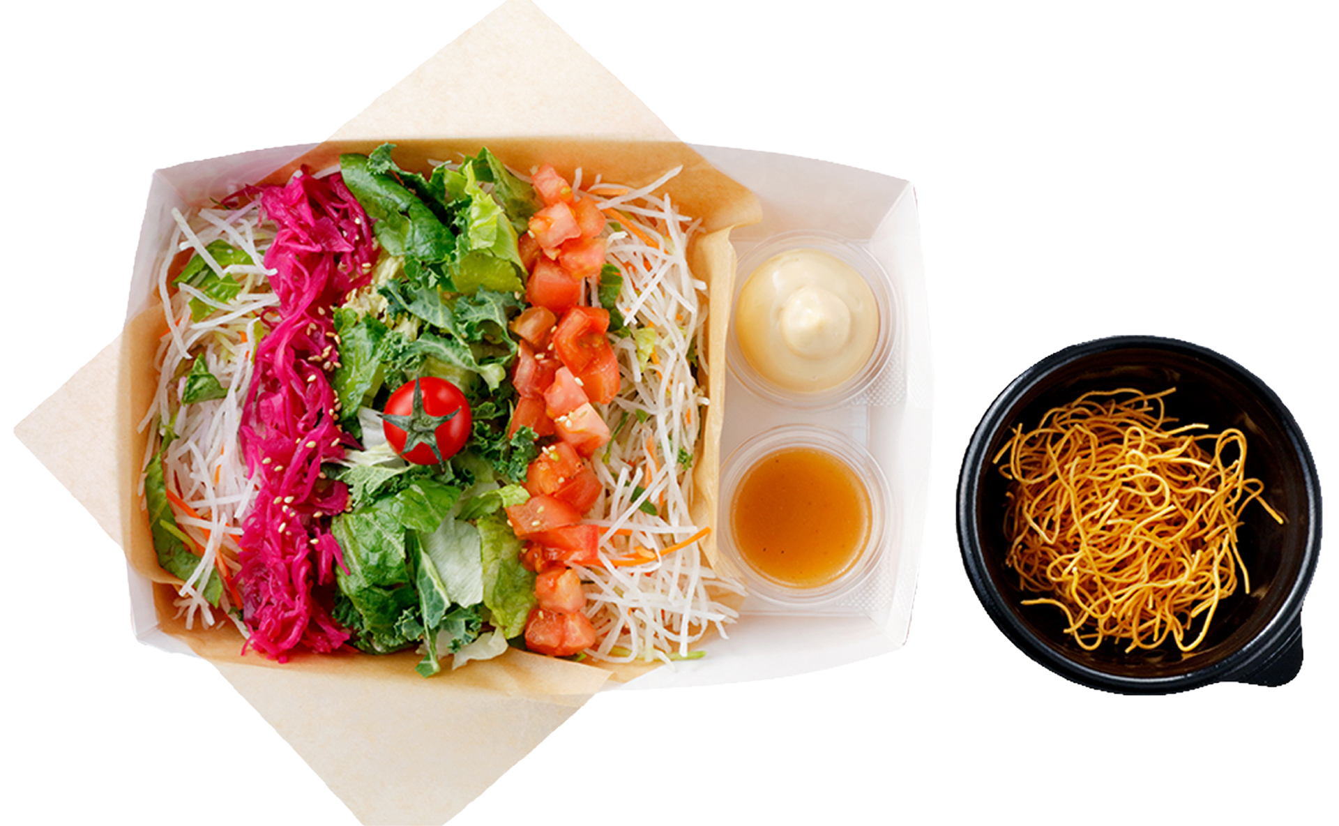 「ガリバーサラダ」（テイクアウト730円/デリバリー1030円）