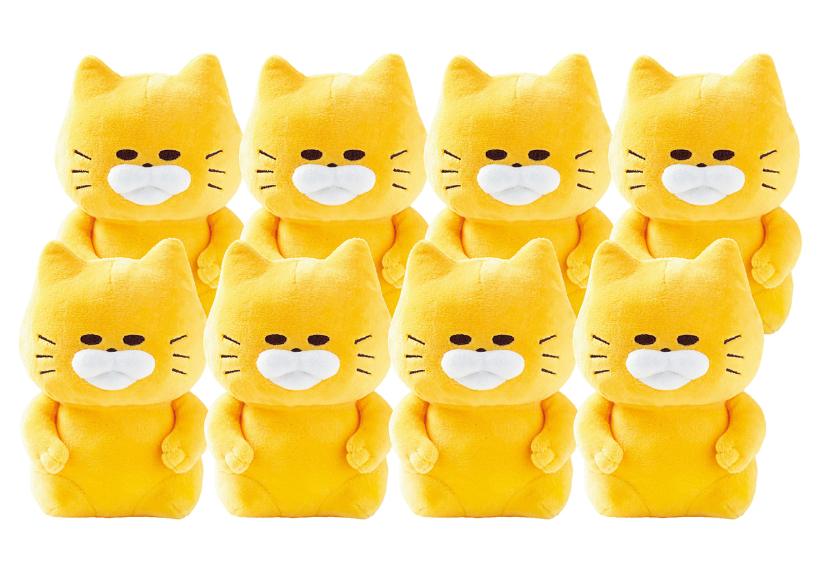 ノラネコぐんだん ぬいぐるみ はんせいS 8匹セット