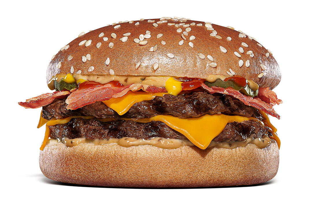 フレームスモーク ベーコンダブルチーズバーガー