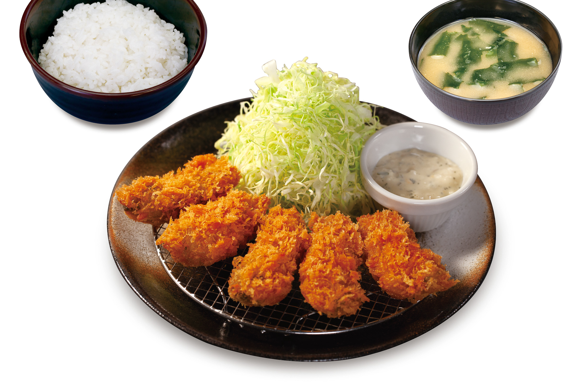 松のや「カキフライ（5個）定食」（990円→クーポン利用で880円）