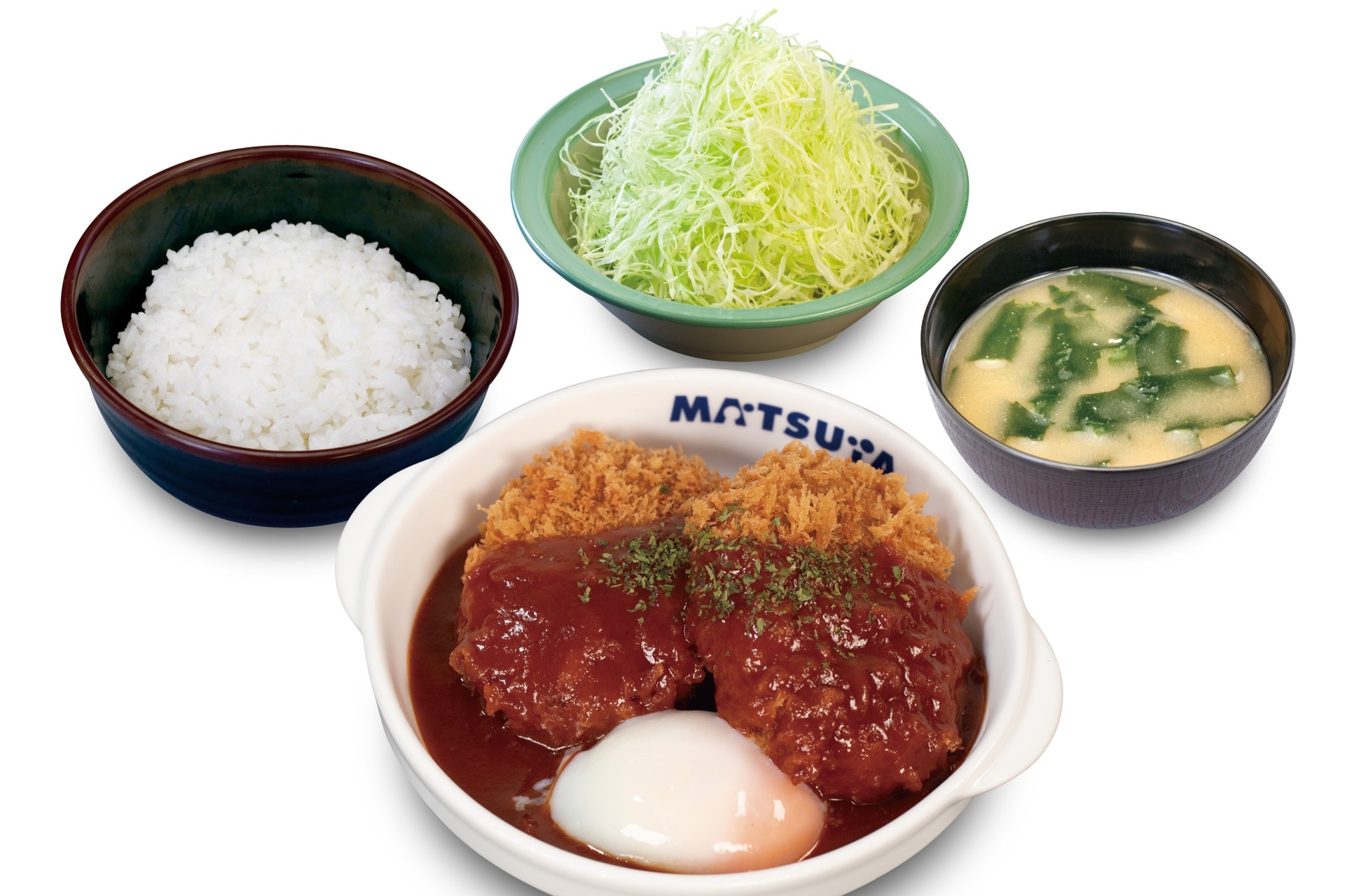 デミメンチかつ定食