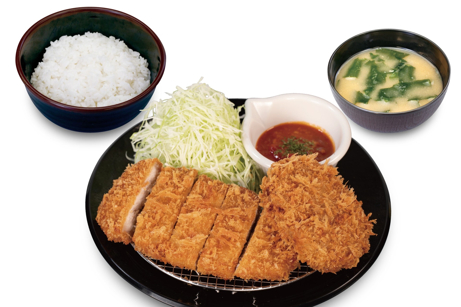 ロースかつ＆うまトマメンチかつ定食