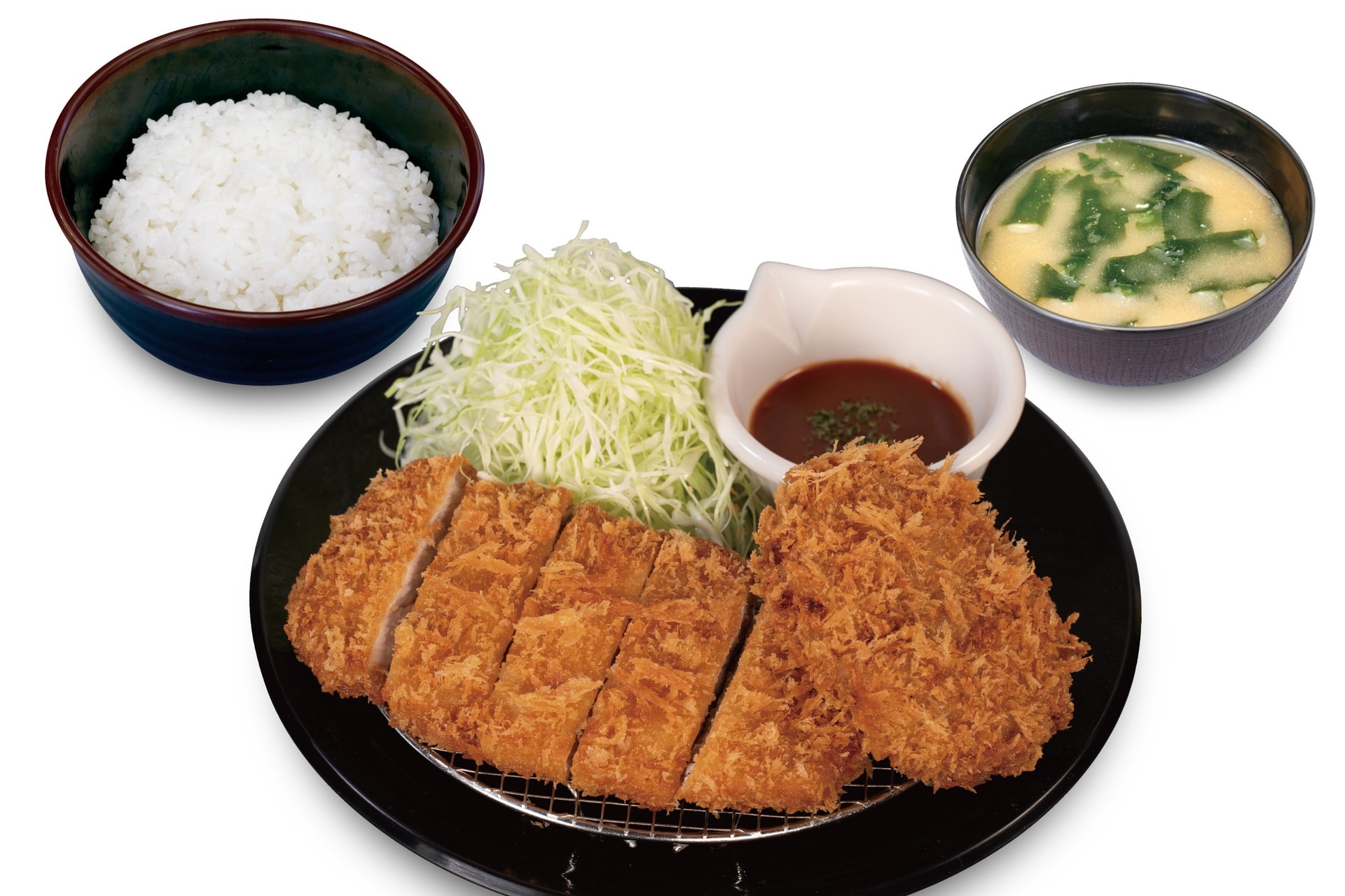 ロースかつ＆デミメンチかつ定食