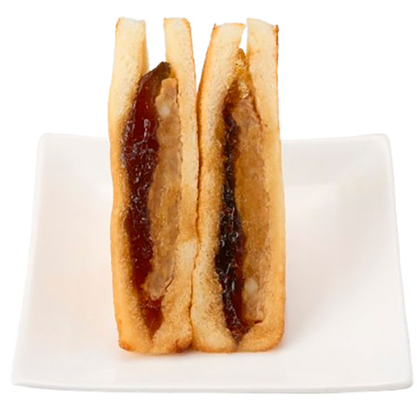 「メープル肉肉サンド」（430円）