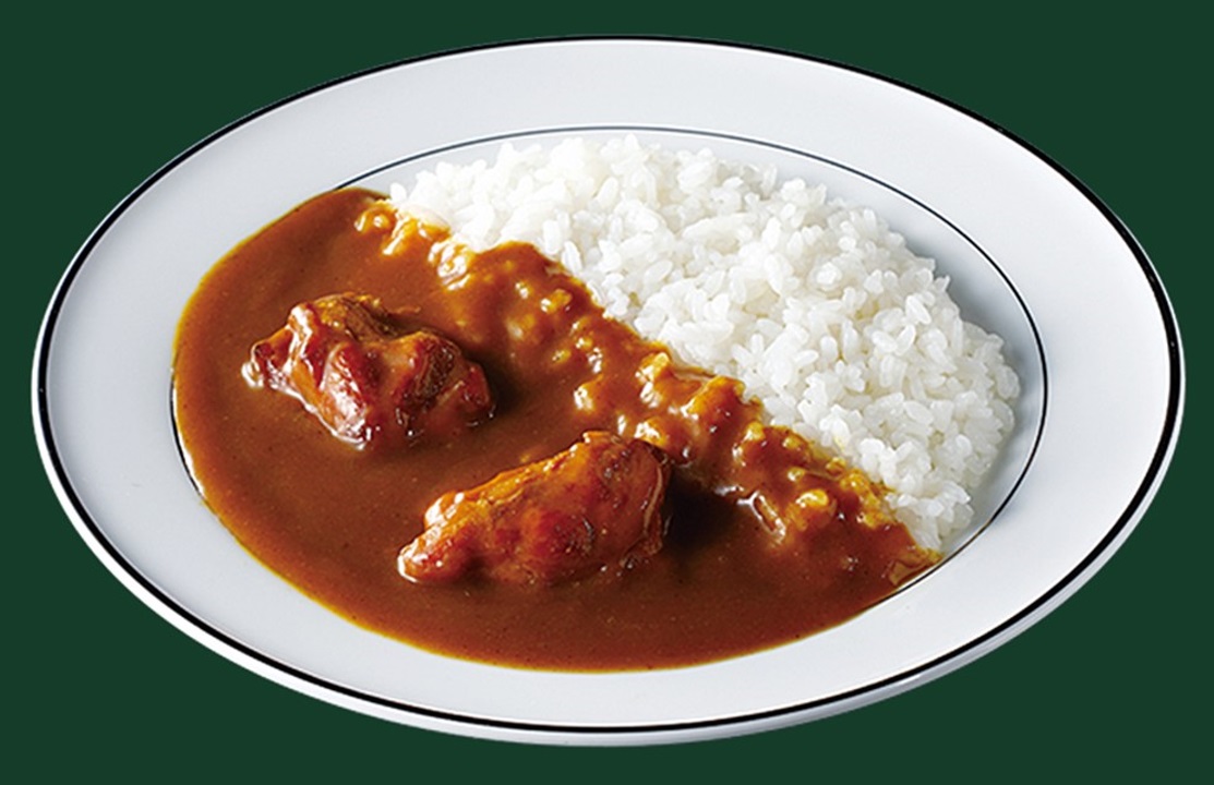 「オーベルジーヌ監修欧風チキンカレー」（430円）