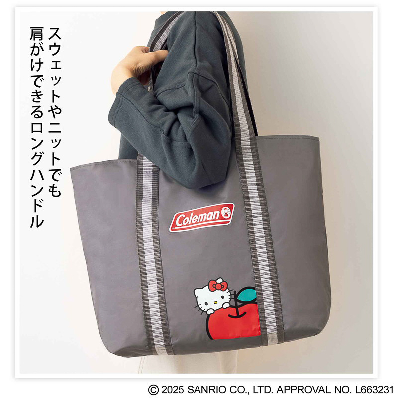「コールマン」と「ハローキティ」コラボデザインの大容量トートバッグ