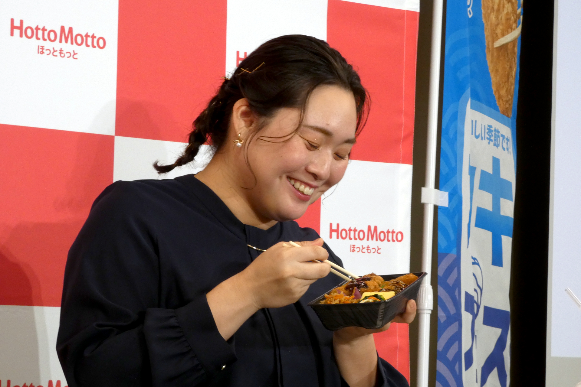 自分が好きなおかずで構成されるお弁当に思わず笑顔がこぼれる