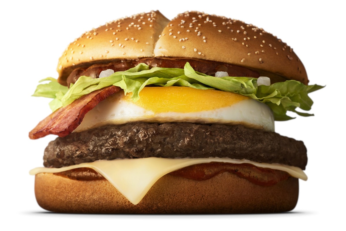 炙り醤油風 たまごベーコン肉厚ビーフ