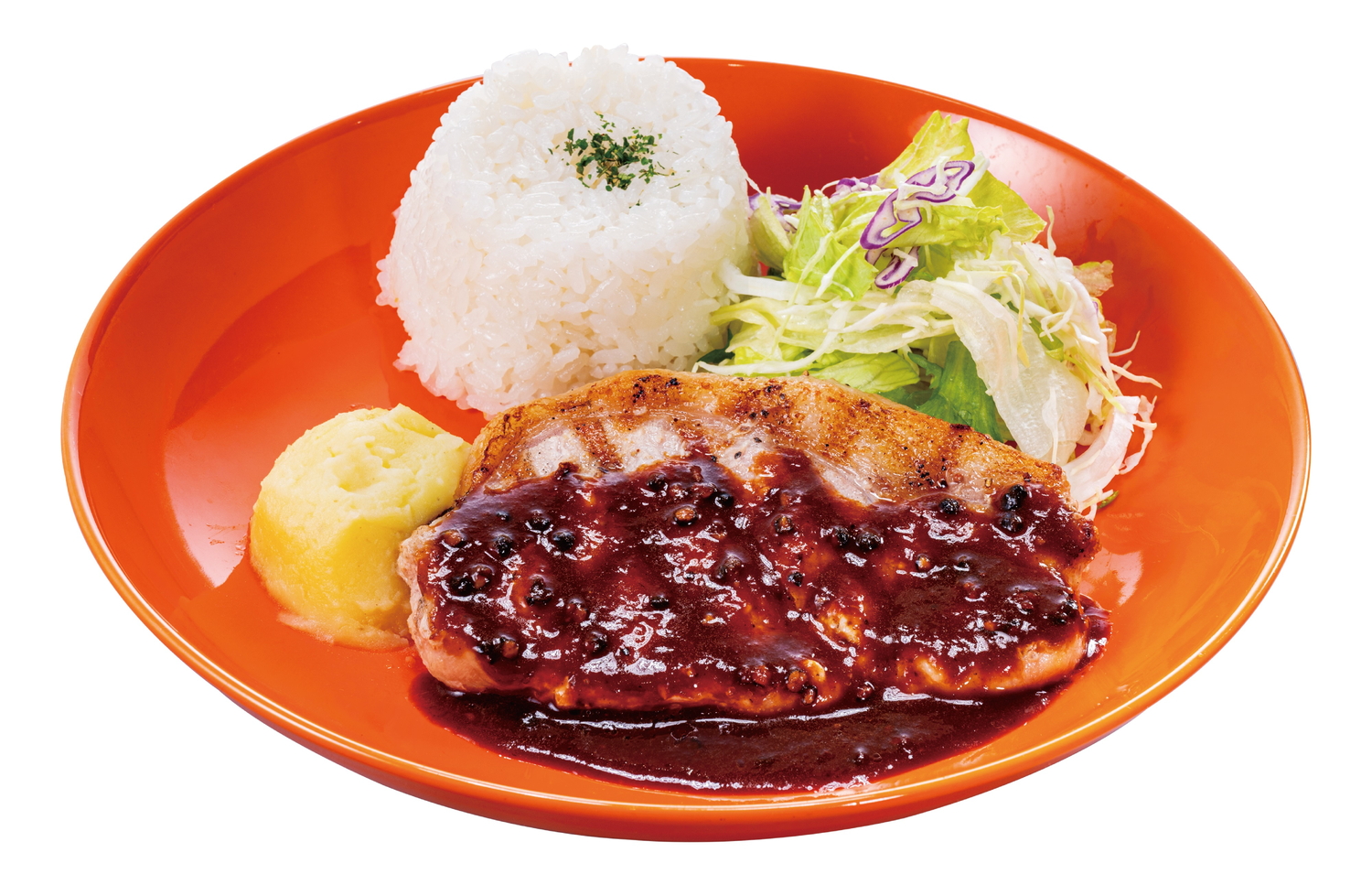 国産豚ロースの旨みを引き出したワンプレートがランチ限定で登場