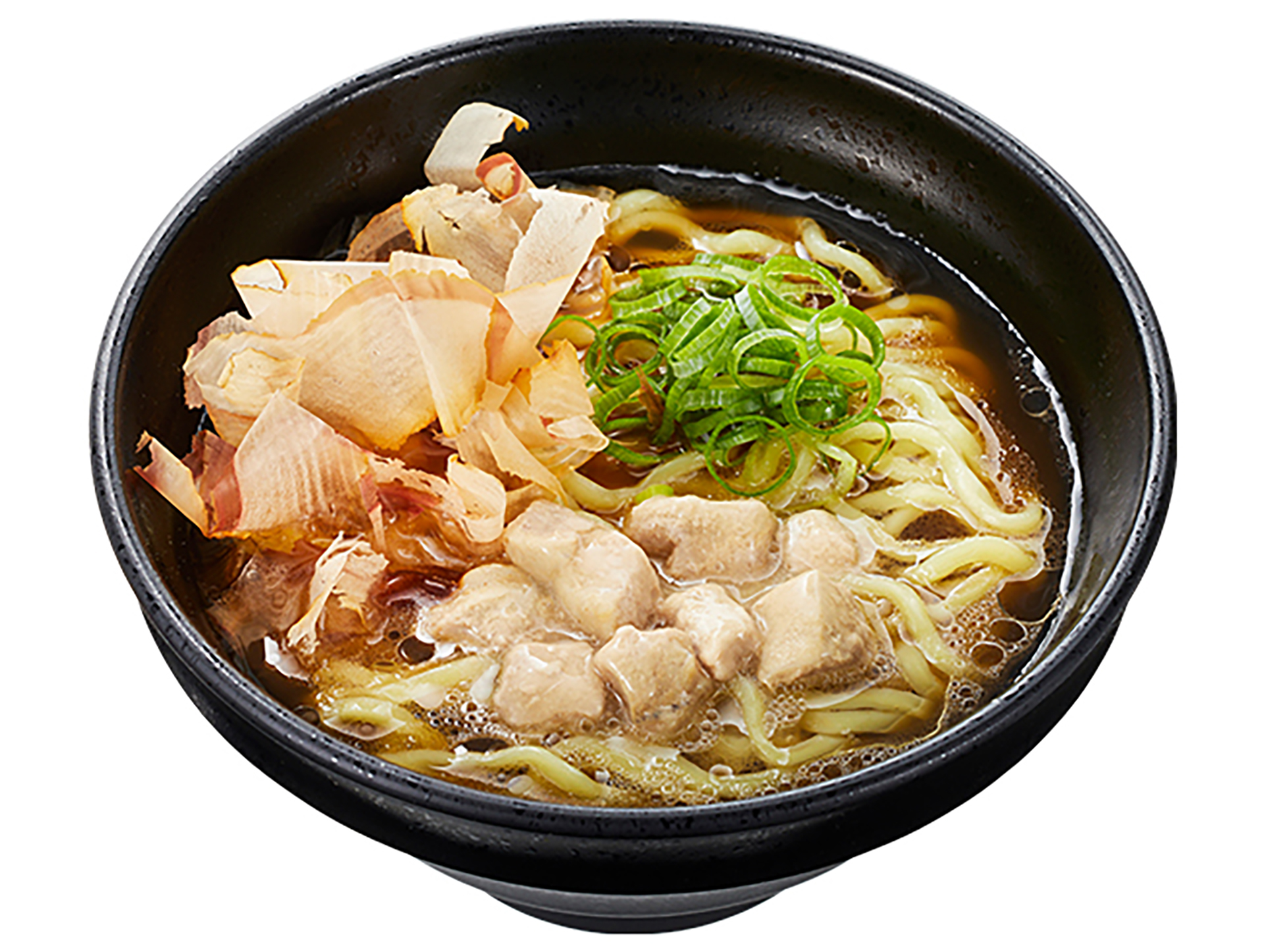 「まぐろ出汁の醤油ラーメン ～モチモチ太麵～」（460円）