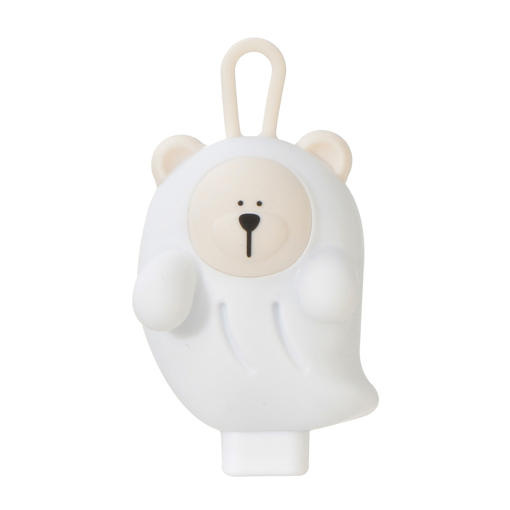 ハロウィン2025リユーザブルカップ専用ドリンクホールキャップベアリスタゴースト（1300円・ハロウィン2025リユーザブルカップとセット）