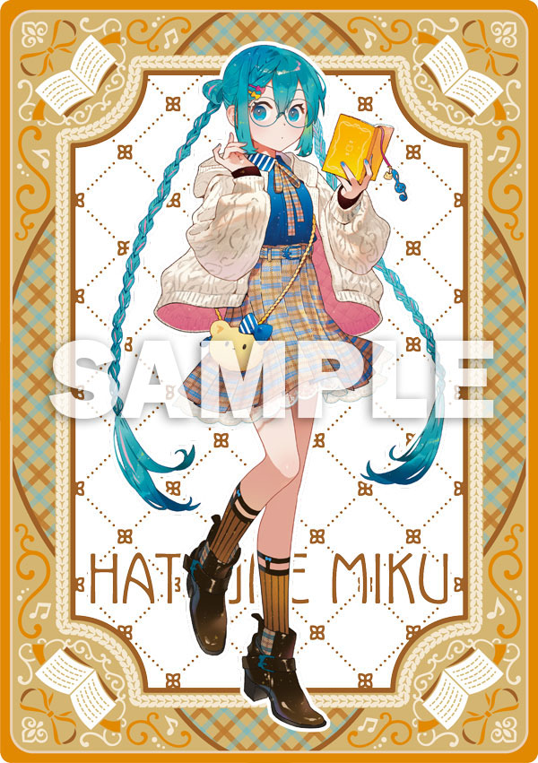 ローソン×初音ミク、先着順で配布する“秋の装い”ビジュアル