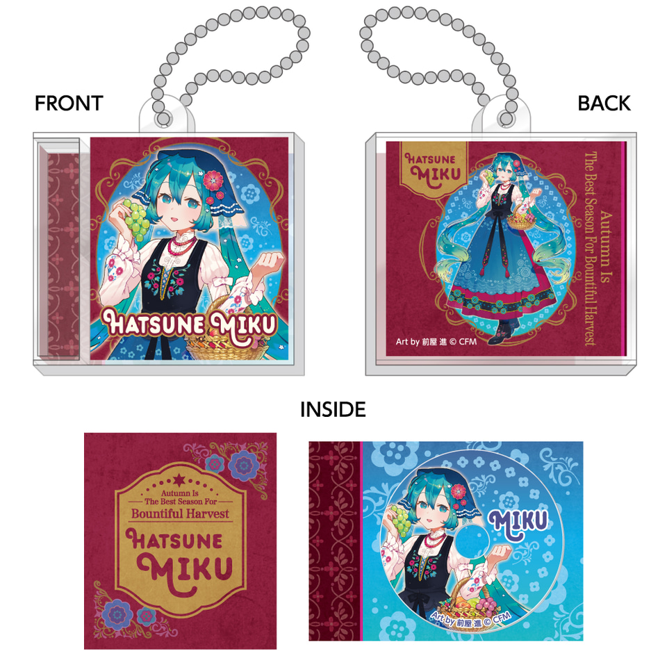 ローソン×初音ミク、先着順で配布する“秋の装い”ビジュアルシートや