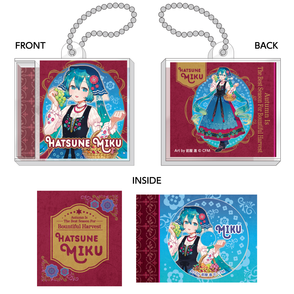 CD風アクリルキーホルダー「豊穣の秋」（1100円）