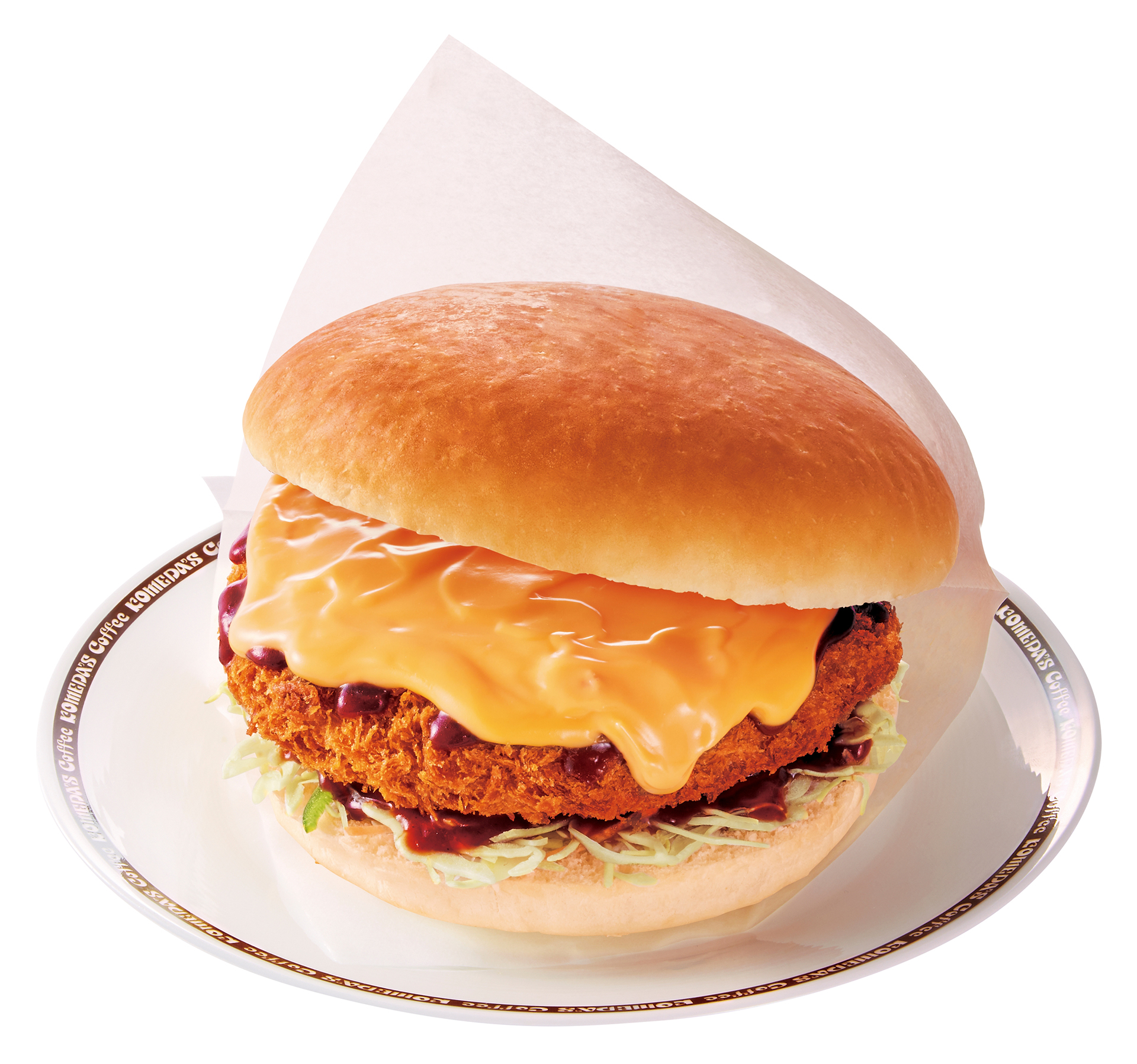 ドデカチーズメンチバーガー（970円～1040円）