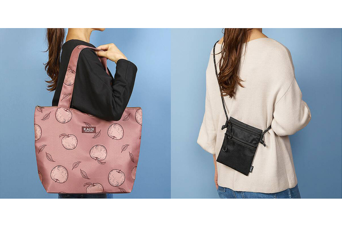 カルディコーヒーファーム「りんごバッグ」