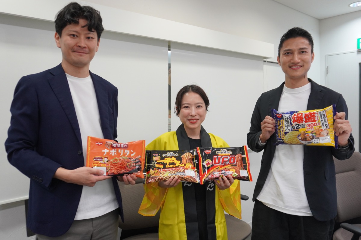 日清食品が秋冬商品の試食会を開催