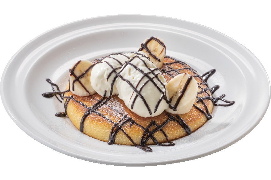 チョコバナナとマスカルポーネのパンケーキ