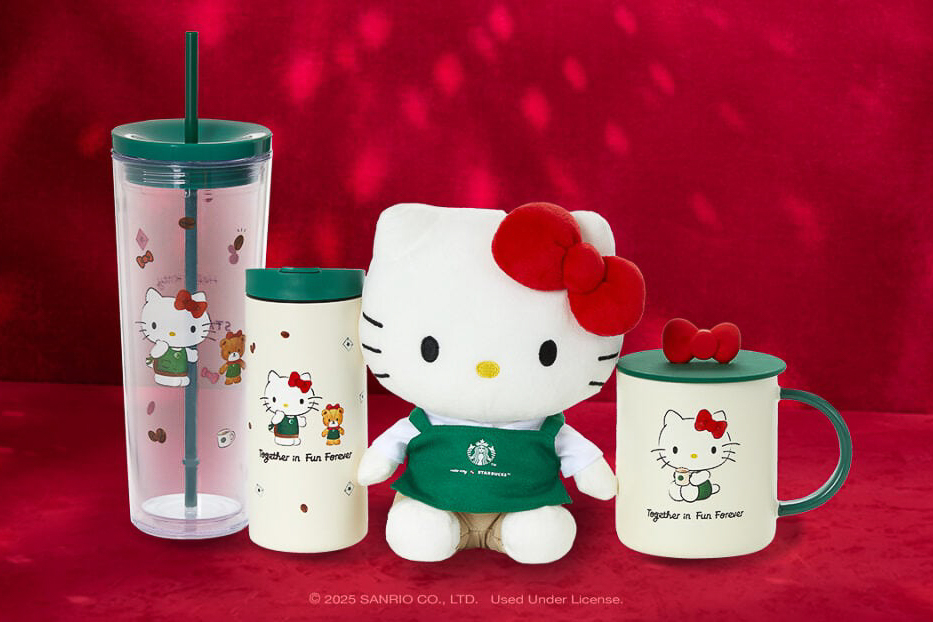 激レア！ハローキティぬいぐるみ✖️Starbucks® タイ スタバ】海外限定☆ハローキティ ぬいぐるみ (Starbucks