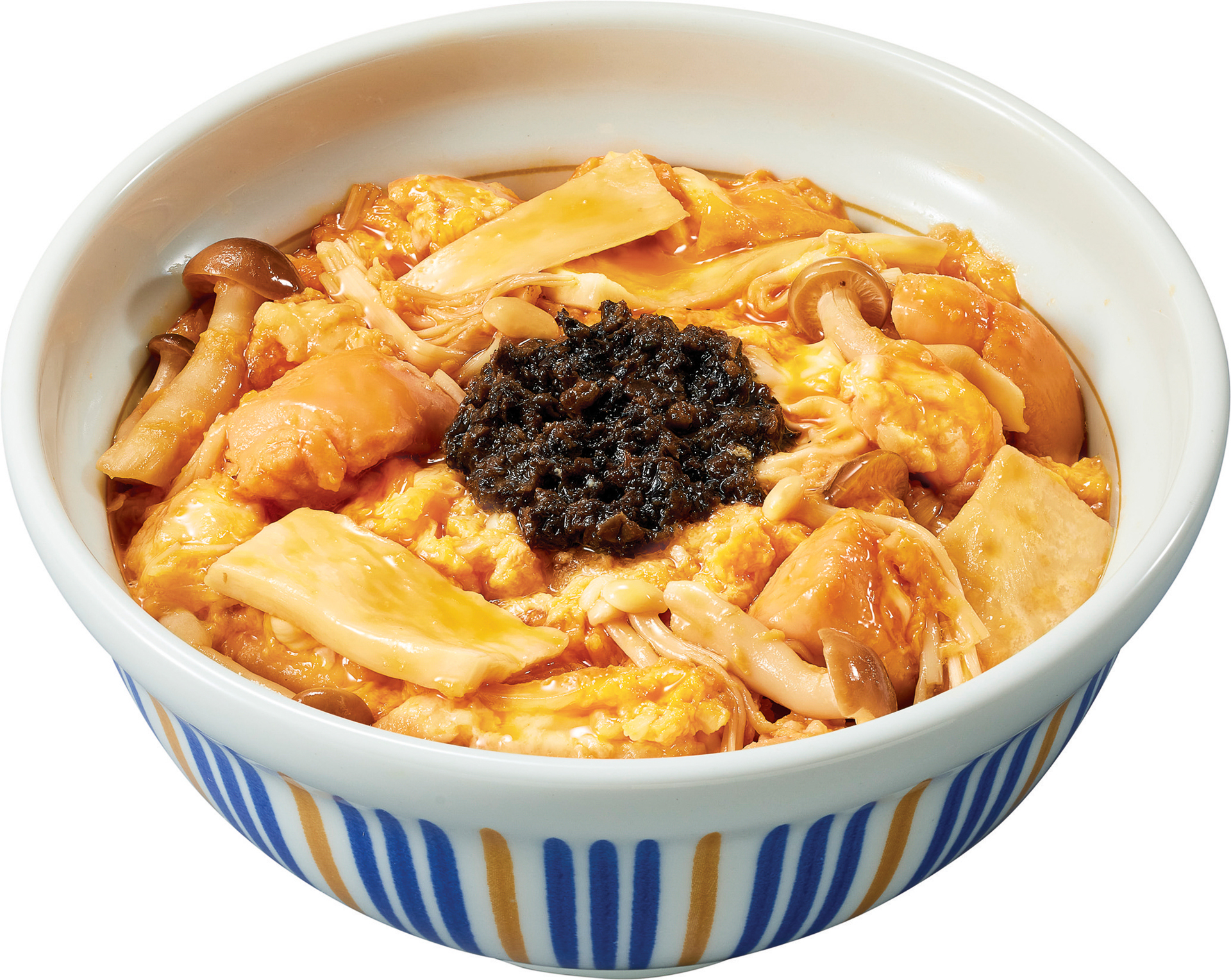 「黒トリュフ薫る きのこ親子丼」（ごはん小盛 660円、並盛 690円、ごはん大盛 780円）