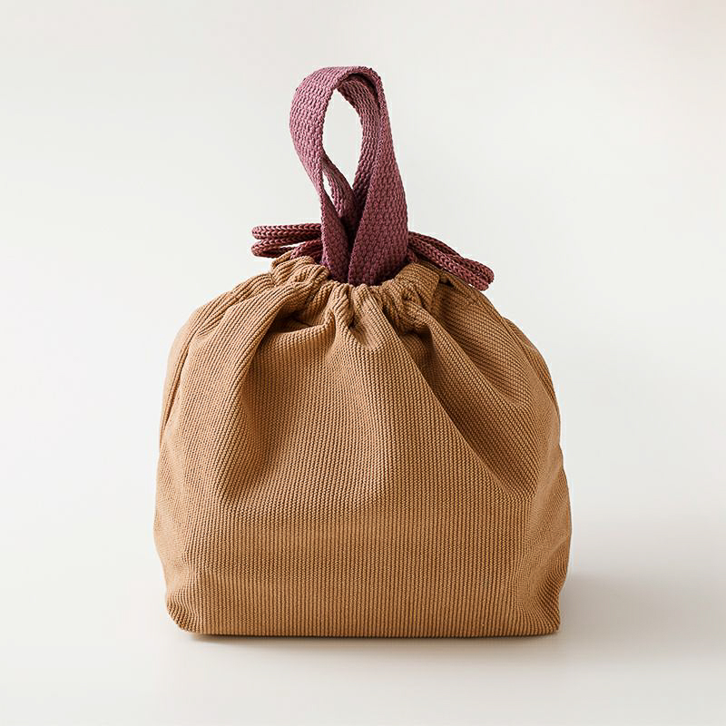 紀ノ国屋 コーデュロイスイーツバッグ（ブラウン）