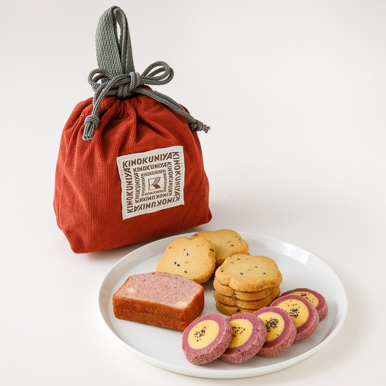 紀ノ国屋 コーデュロイスイーツバッグ（テラコッタ）