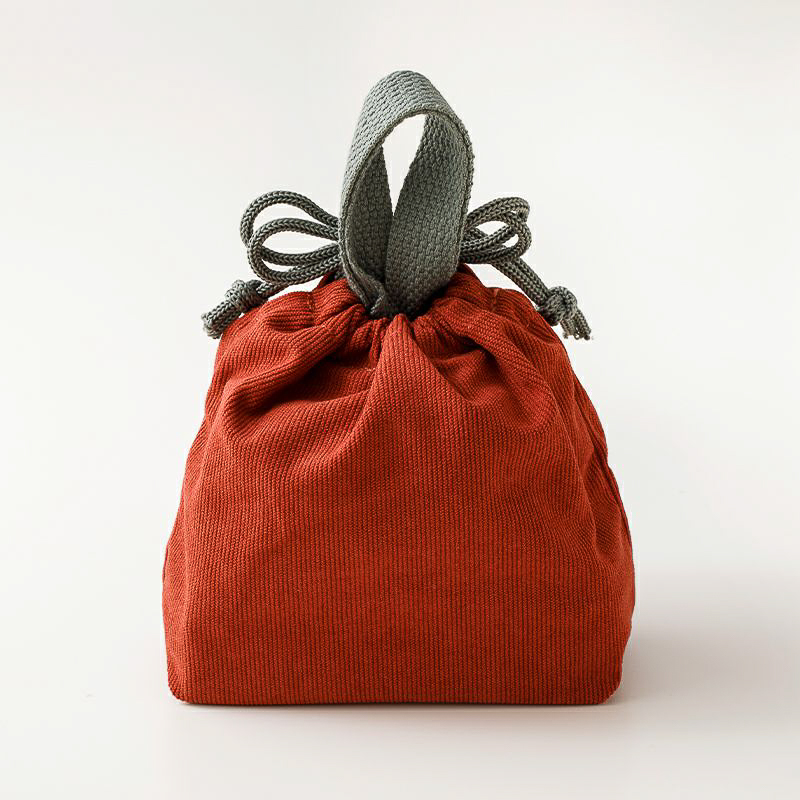 紀ノ国屋 コーデュロイスイーツバッグ（テラコッタ）