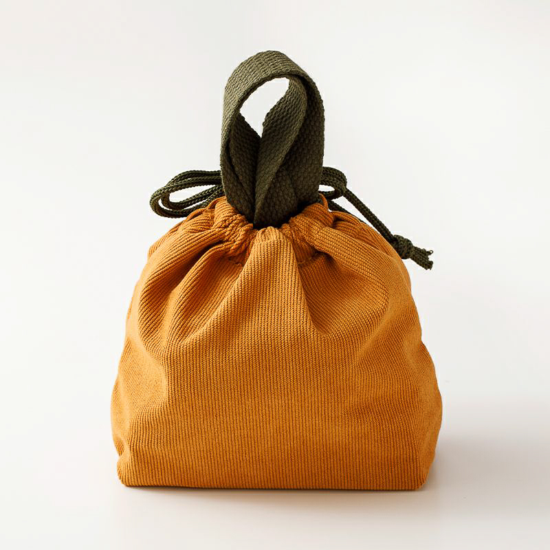 紀ノ国屋 コーデュロイスイーツバッグ（マスタード）