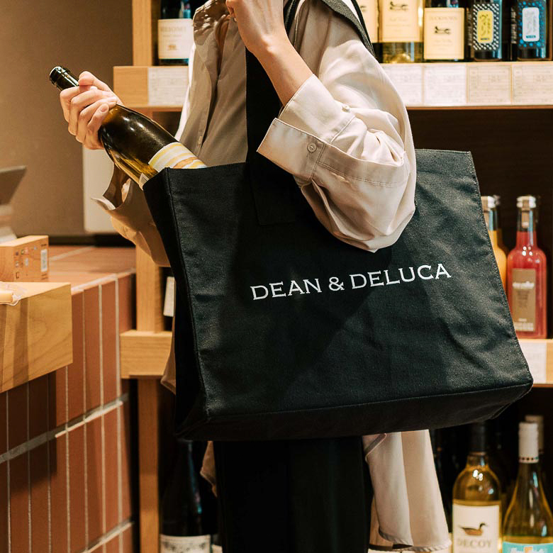 DEAN & DELUCA「ワイングロサリーバッグ」ブラック