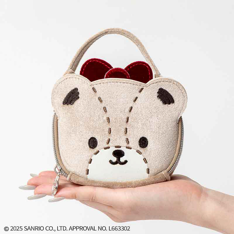 HELLO KITTY × BRILMY リップが縦に収納できる ズボラに優しいミニコスメポーチ BOOK VELOUR TINY CHUM ver. SPECIAL PACKAGE