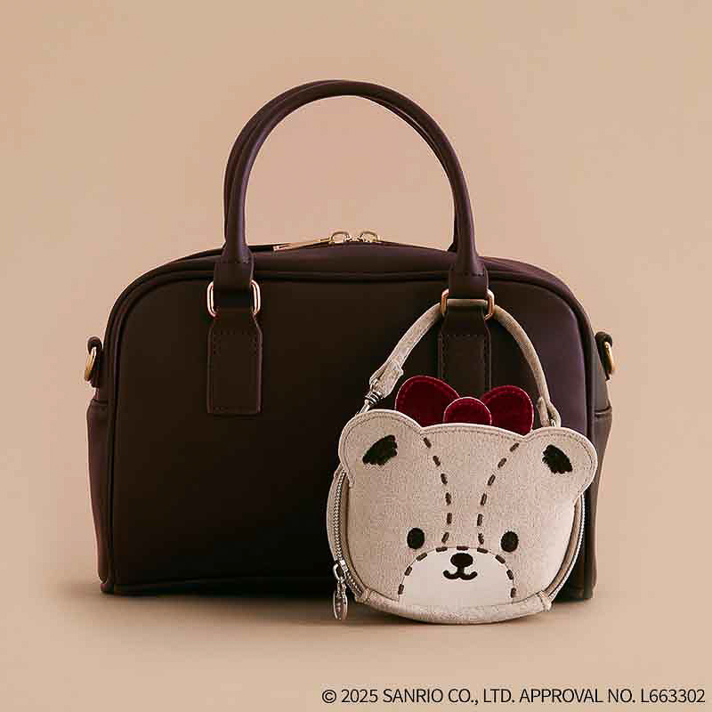 HELLO KITTY × BRILMY リップが縦に収納できる ズボラに優しいミニコスメポーチ BOOK VELOUR TINY CHUM ver. SPECIAL PACKAGE