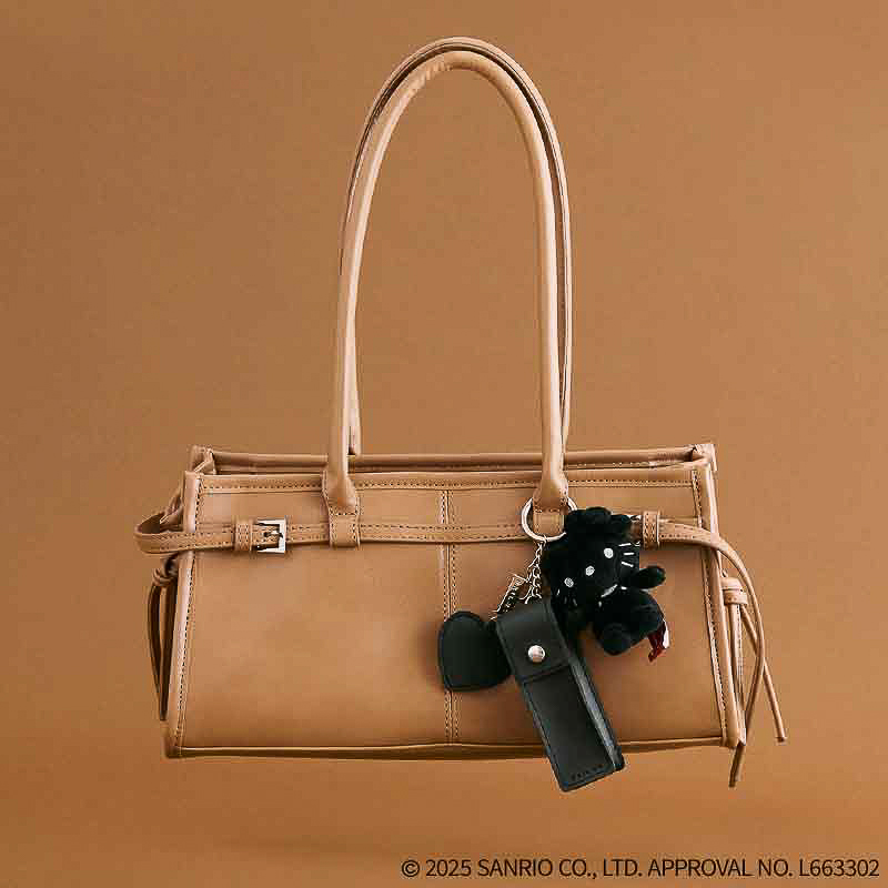 HELLO KITTY × BRILMY いつでもササッとお直しできる ズボラに優しいミラー付きリップチャーム BOOK BLACK ver. SPECIAL PACKAGE