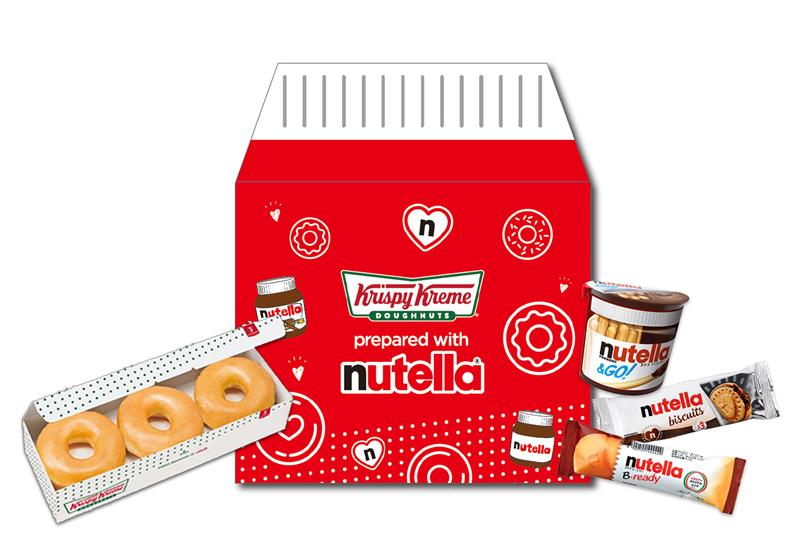 ヌテラ×クリスピー・クリーム・ドーナツ スペシャルボックス」。