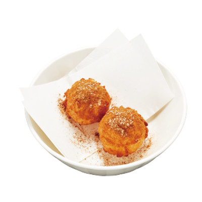 「かっぱのシャリドーナツ シナモン」（2個110円）