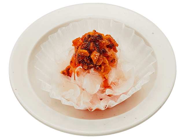 「ザク旨ラー油オニオン」（110円）