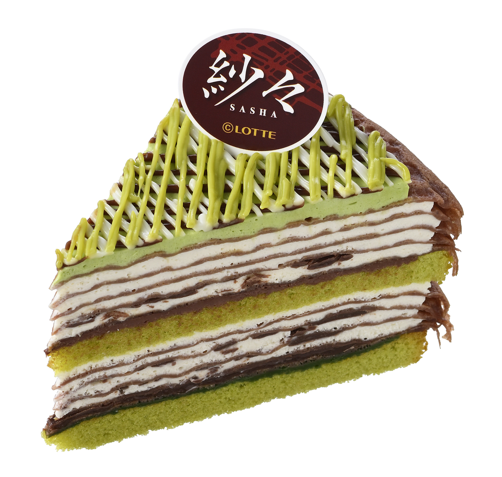 「紗々ミルクレープ（抹茶ティラミス）」（583円）