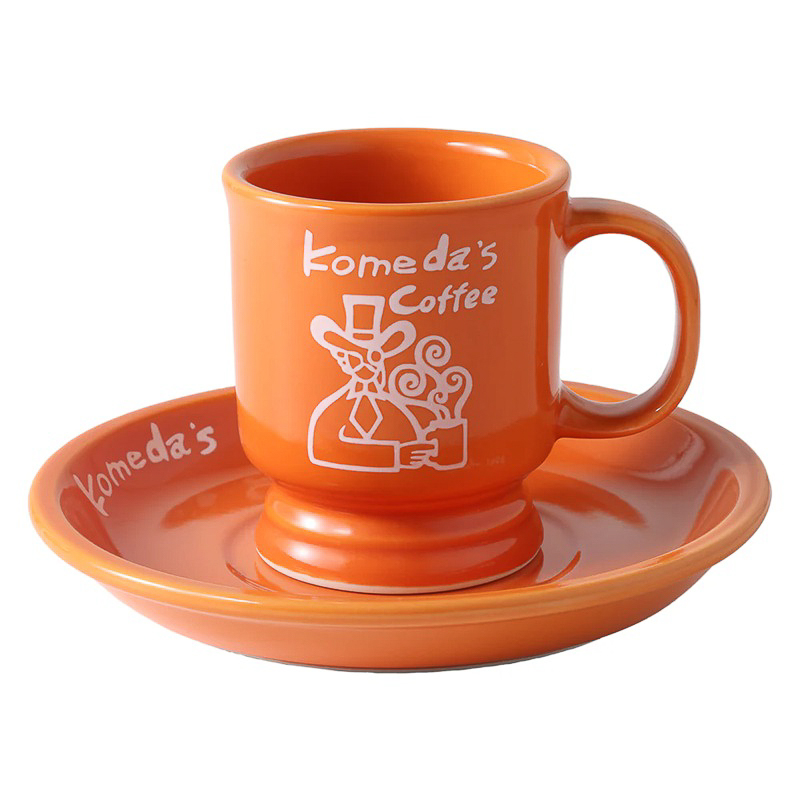 コメダ「カップ＆ソーサー限定色 四季彩」オレンジ
