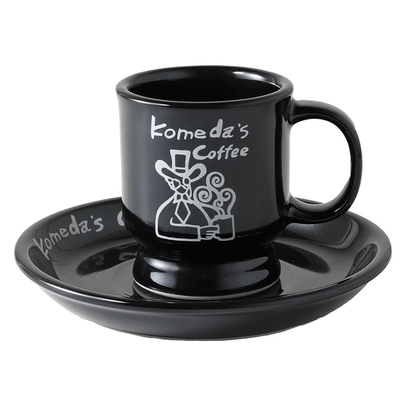 コメダ「カップ＆ソーサー限定色 四季彩」ブラック