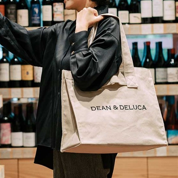 DEAN & DELUCA「ワイングロサリーバッグ」ナチュラル