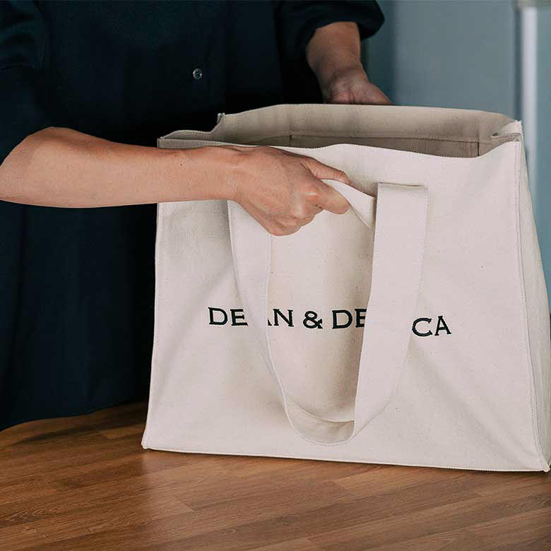 DEAN & DELUCA「ワイングロサリーバッグ」ナチュラル